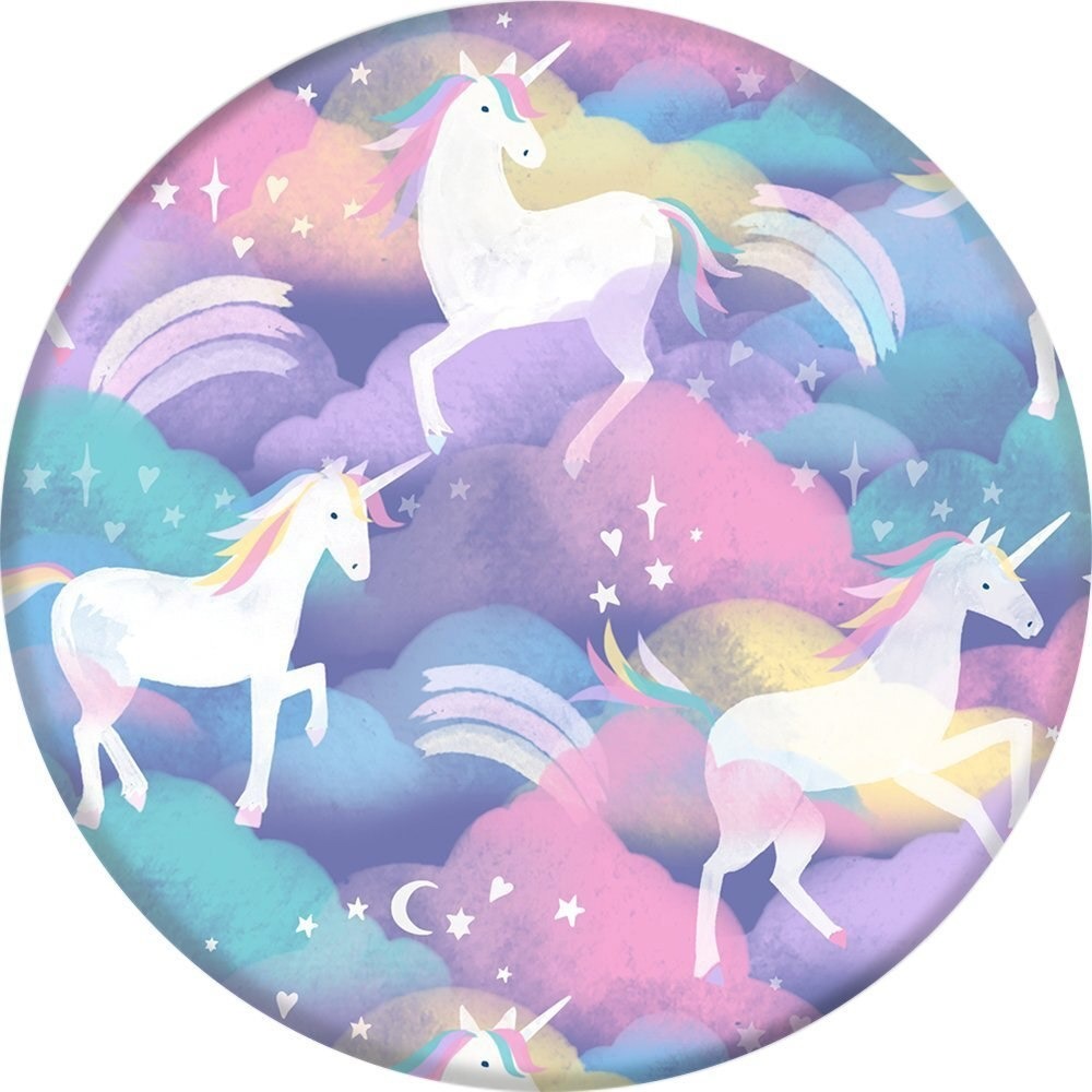 PopSockets® pentru telefon, tabletă, model Unicorns In The Air