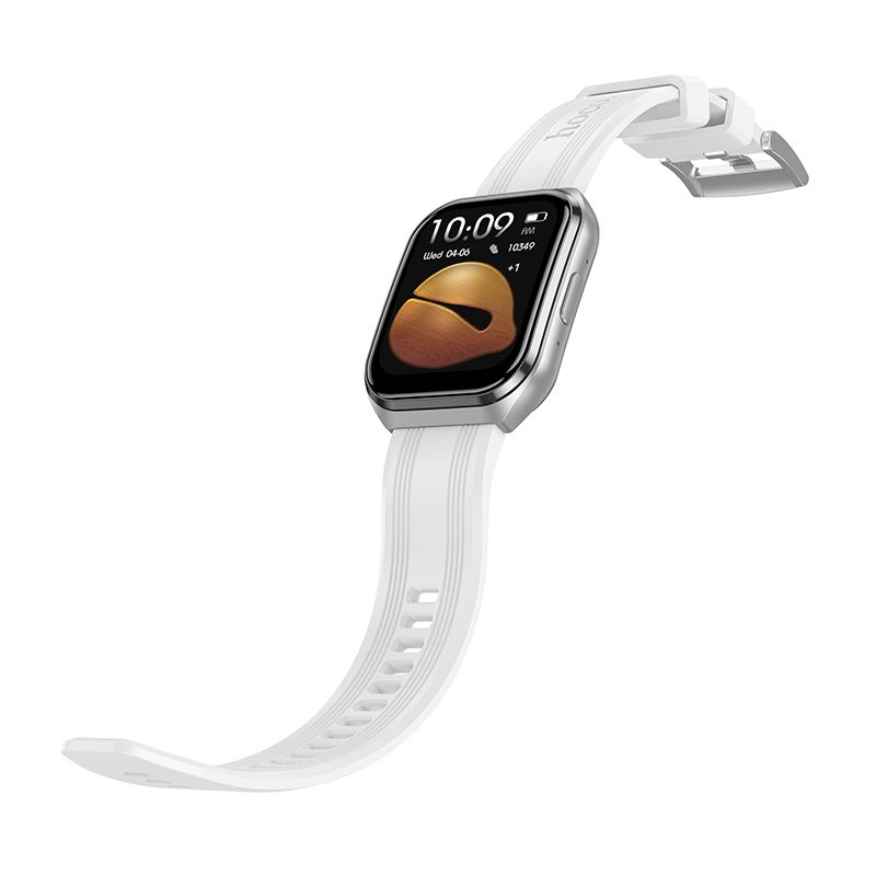 Smartwatch 1,83″, IP68, cu funcție de apel, Hoco Y44, gri