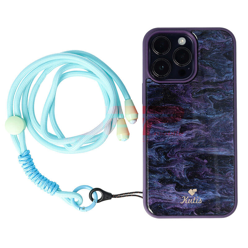 Snur textil pentru telefon mobil TURQUOISE