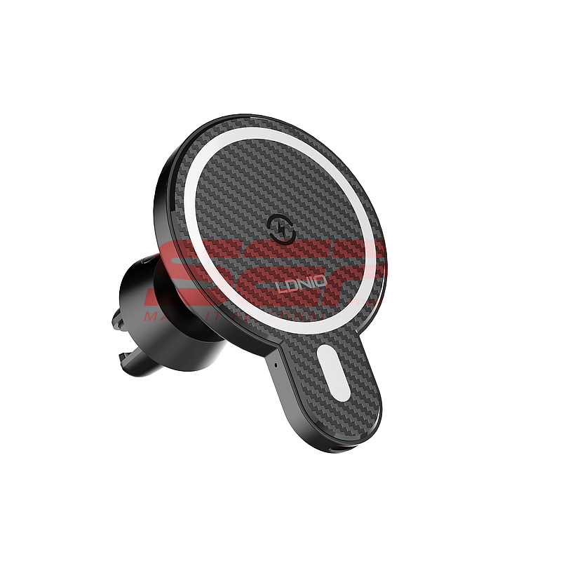Suport auto magnetic cu incarcare wireless LDNIO Magsafe 15W MA20