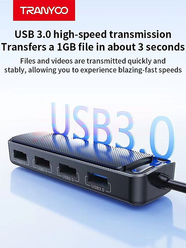 HUB extindere USB 4 in 1 TRANYOO HB2-A