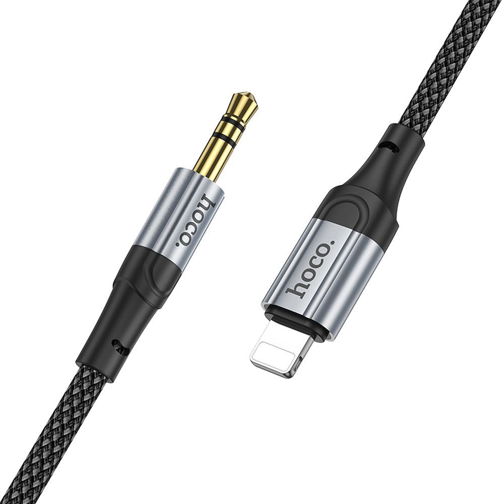 Cablu Lightning la Jack, Hoco UAP26, 1 m, negru