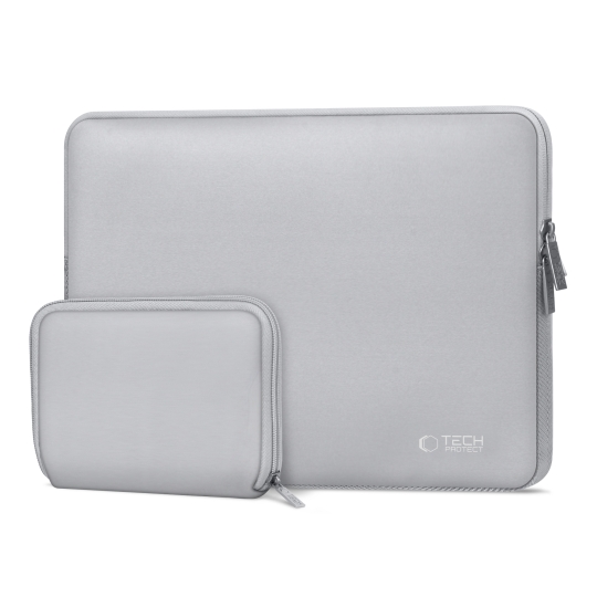 Geantă pentru laptop Tech-Protect Neoslim de 13″-14″, gri