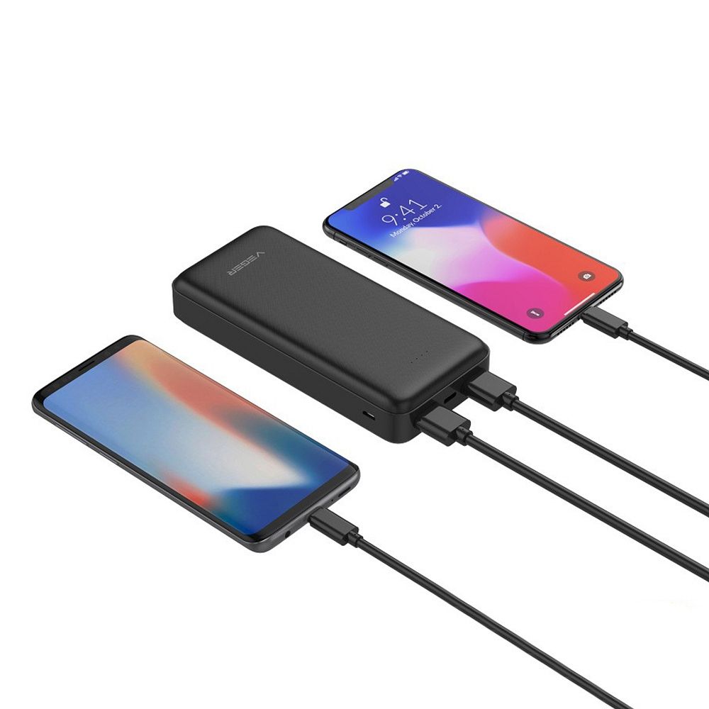 PowerBank VEGER 20.000 mAh, negru