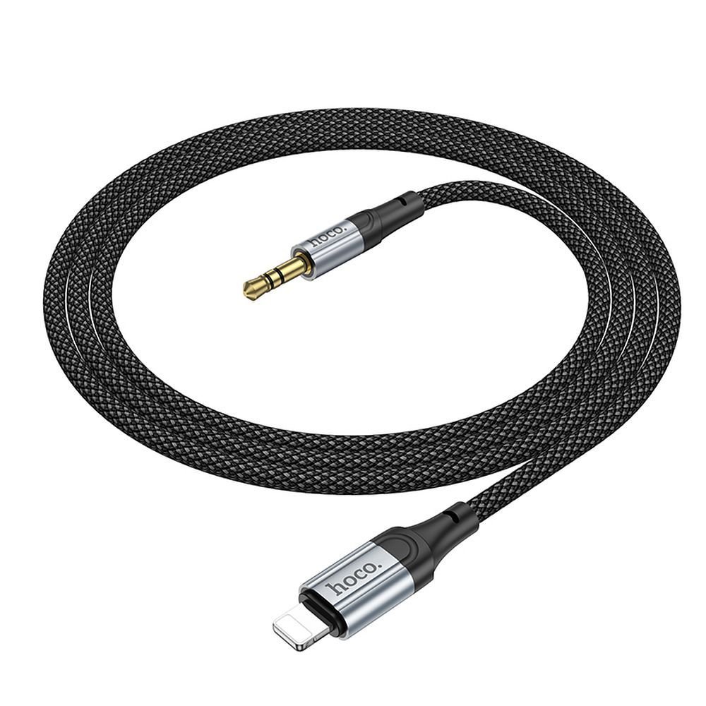 Cablu Lightning la Jack, Hoco UAP26, 1 m, negru