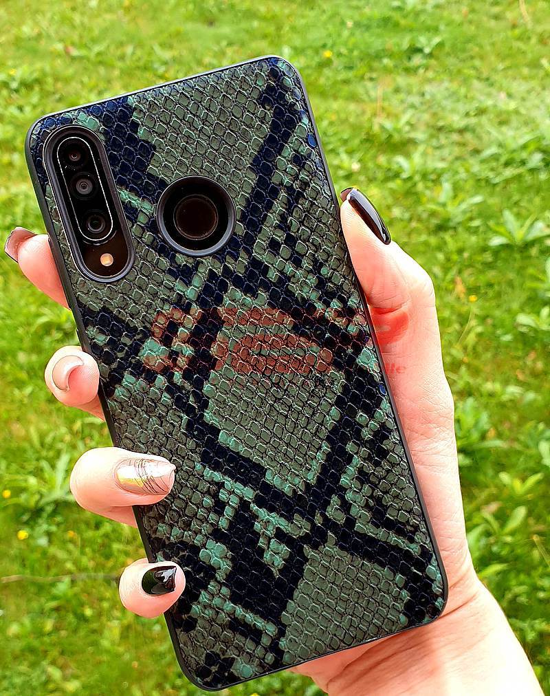 Toc TPU Leather Snake Apple iPhone 11 Pro Max Green