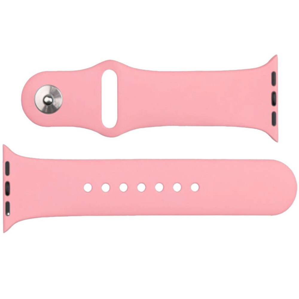 Curea din silicon pentru Apple Watch 38/40/41mm, Roz