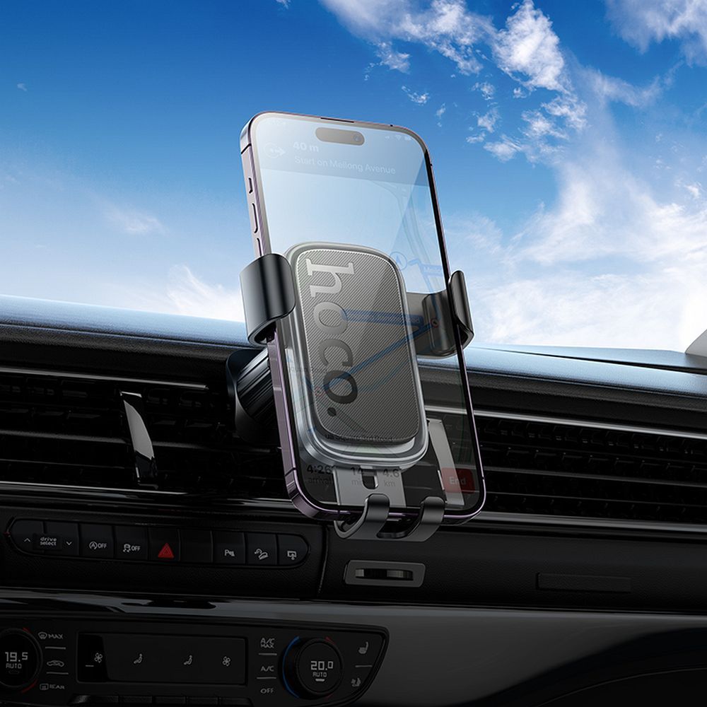 Suport auto Gravity hoco. pentru grilă, negru