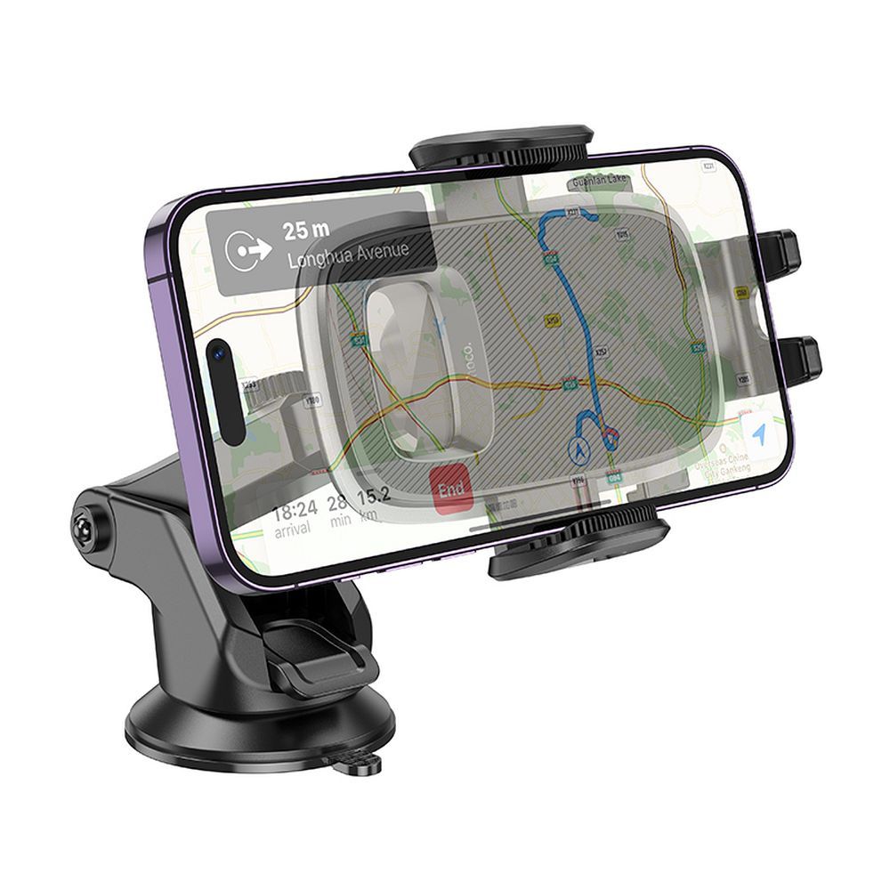 Suport auto hoco. pentru parbriz / consolă centrală H15 negru închis