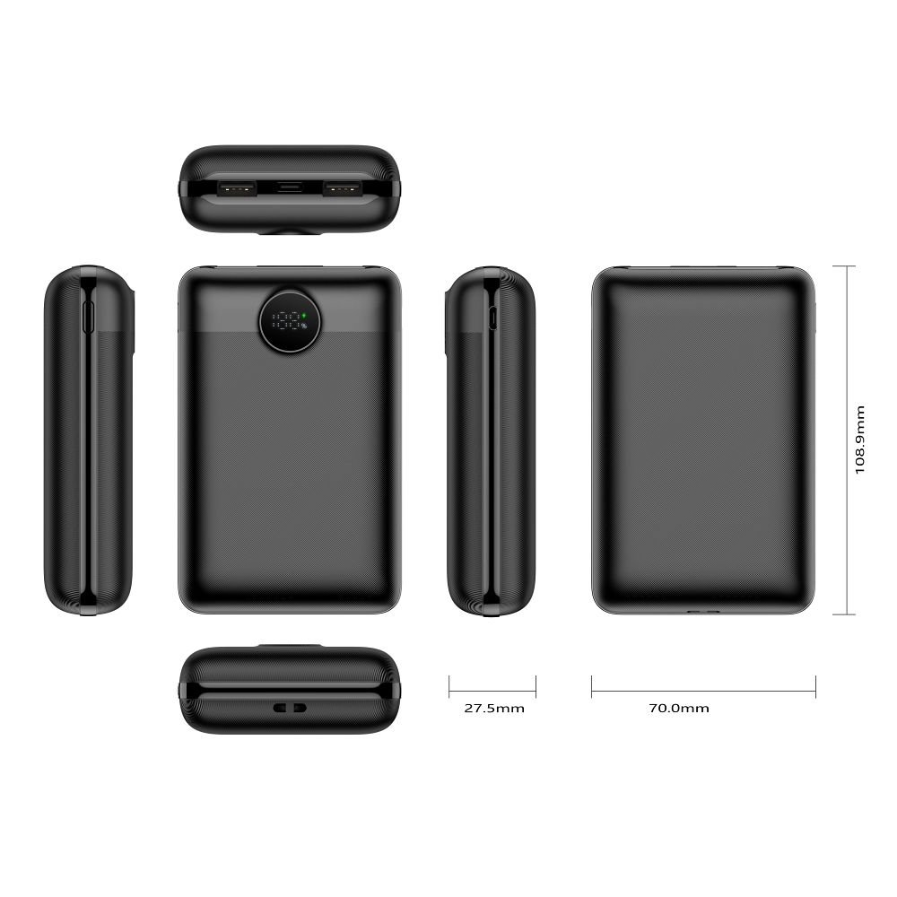 PowerBank VEGER 22.5W, 20.000 mAh, negru