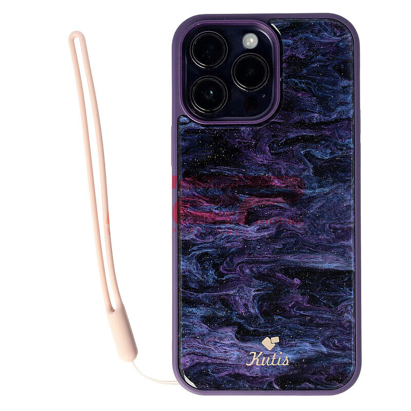 Accesoriu tip bratara din silicon pentru husa telefon mobil PINK SAND