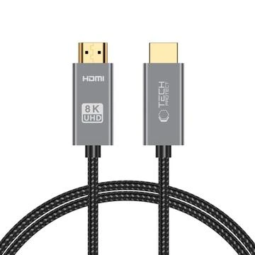 Cablu HDMI TECH-PROTECT UltraBoost 2.1 4K 120HZ / 8K 60HZ, 1m, negru