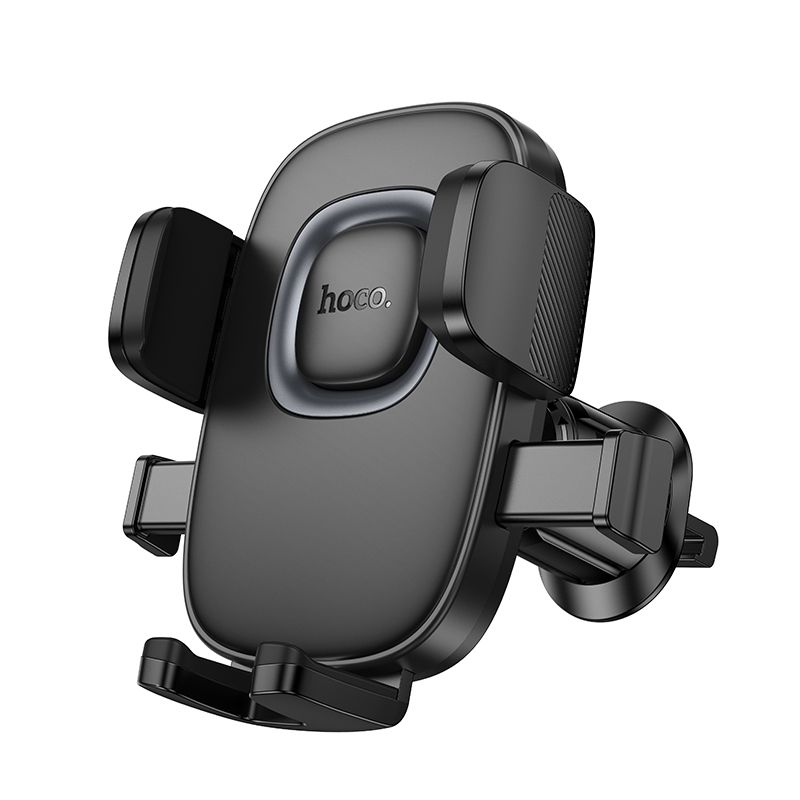 Suport auto telefon hoco. grilă ventilație, H75, negru