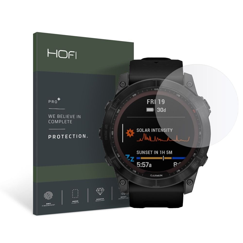 Folie de protecție Hofi Glass Pro+ pentru Garmin Fenix 5, 6, 6 Pro