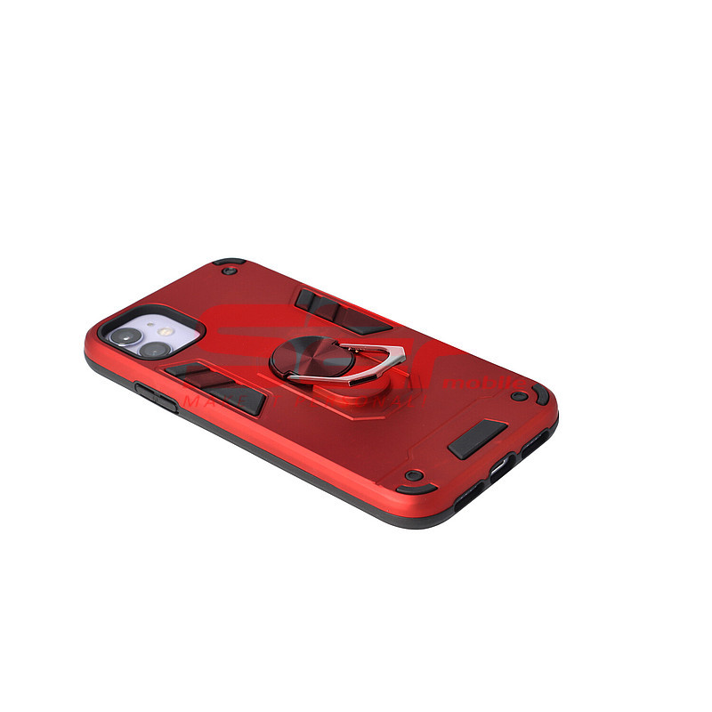 Toc TPU+PC Armor Ring Case Apple iPhone 12 mini Red