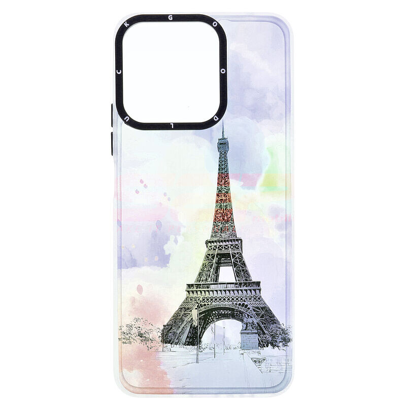Toc TPU+PC Creative Case Honor 200 smart Eiffel Tower
