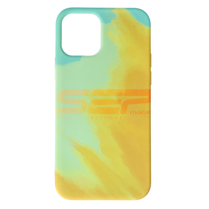 Toc silicon Watercolor Apple iPhone 12 Autumn Leaves