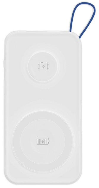 Powerbank 3mk PastelUp 10.000mAh, 15W, compatibil MagSafe, alb