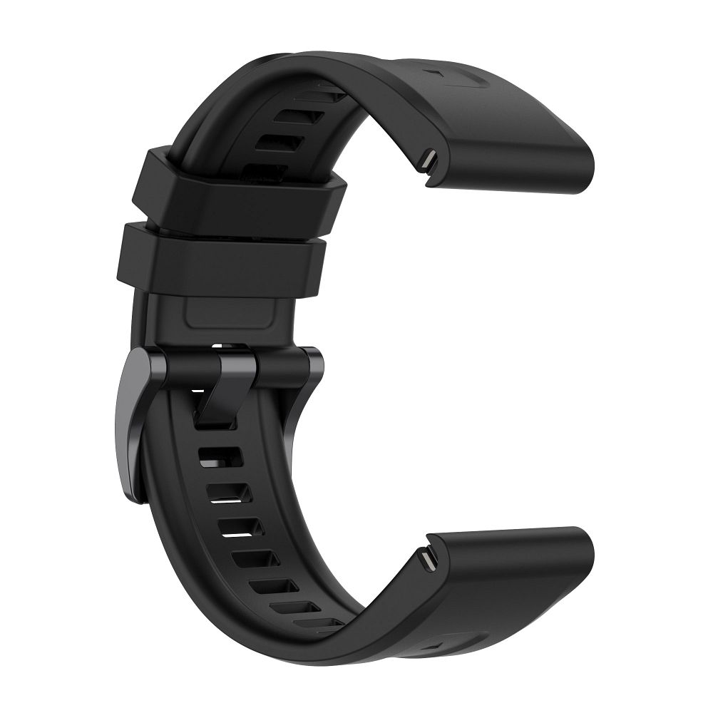 Curea din silicon pentru Garmin FENIX 3 / 3HR / 5X / 6X / 6X Pro / 7X / 7X Pro negru