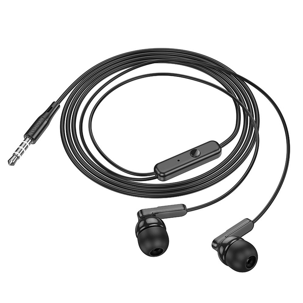 Căști cu fir hoco. Jack 3.5 mm, M121, negre