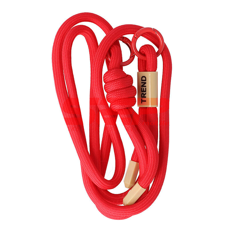 Snur textil dublu telefon mobil RED
