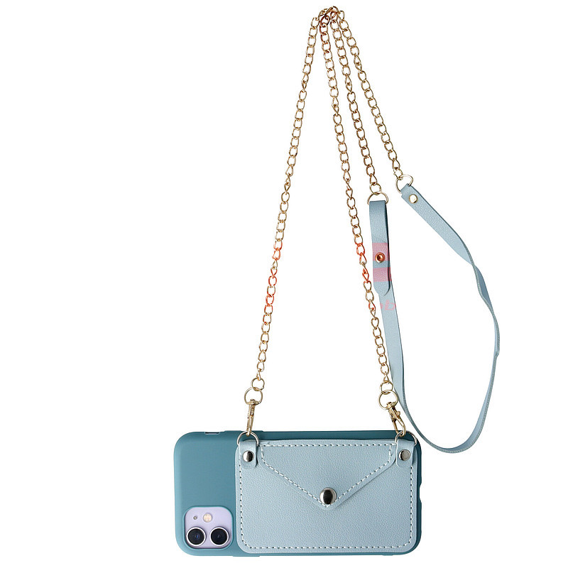 Toc TPU Crossbody Wallet Apple iPhone SE 2022 BLUE