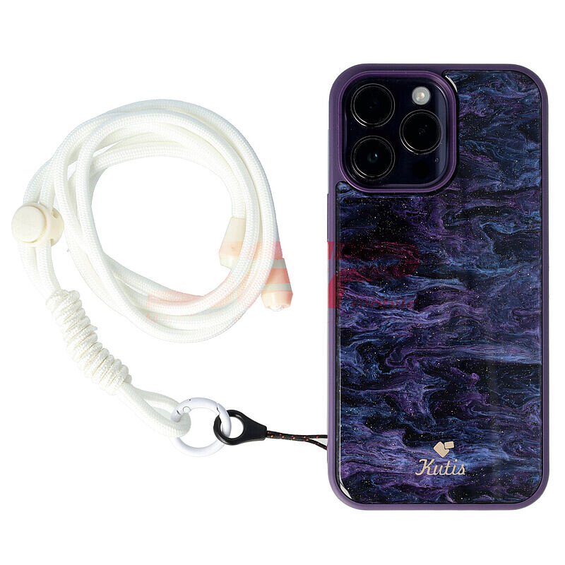 Snur textil pentru telefon mobil WHITE