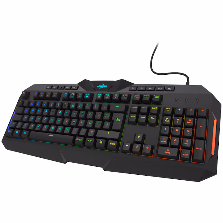 Tastatură Gaming Hama uRage Exodus 700, Semi-Mecanică, Iluminare RGB