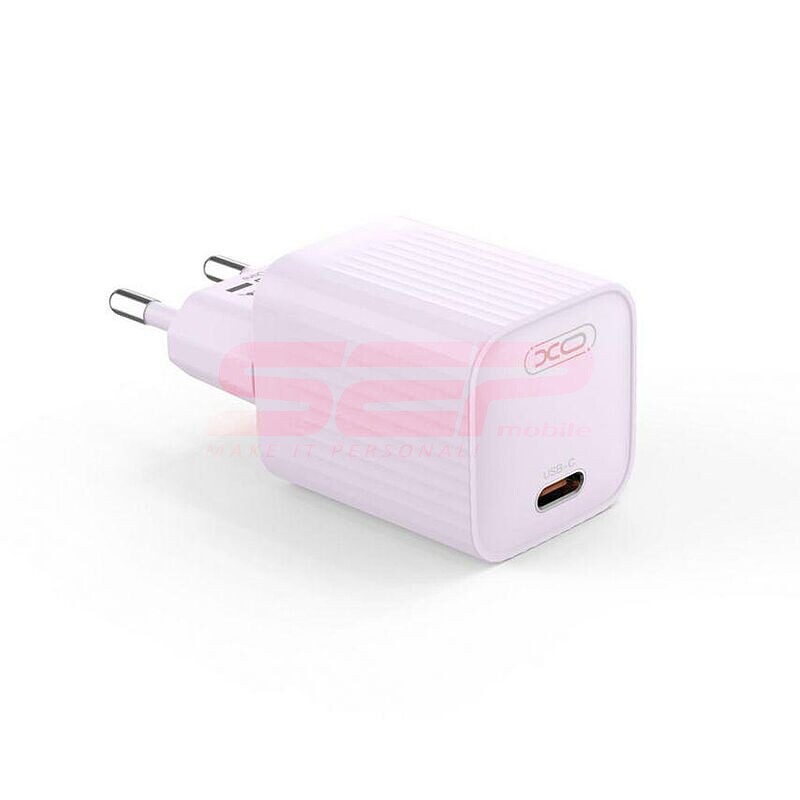 Incarcator retea USB-C PD 20W XO L146 Purple