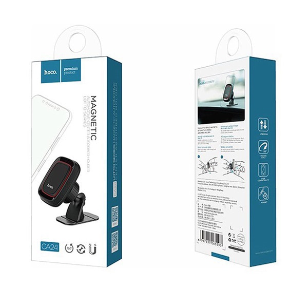 Suport auto joco. rotativ 360°, magnetic, negru