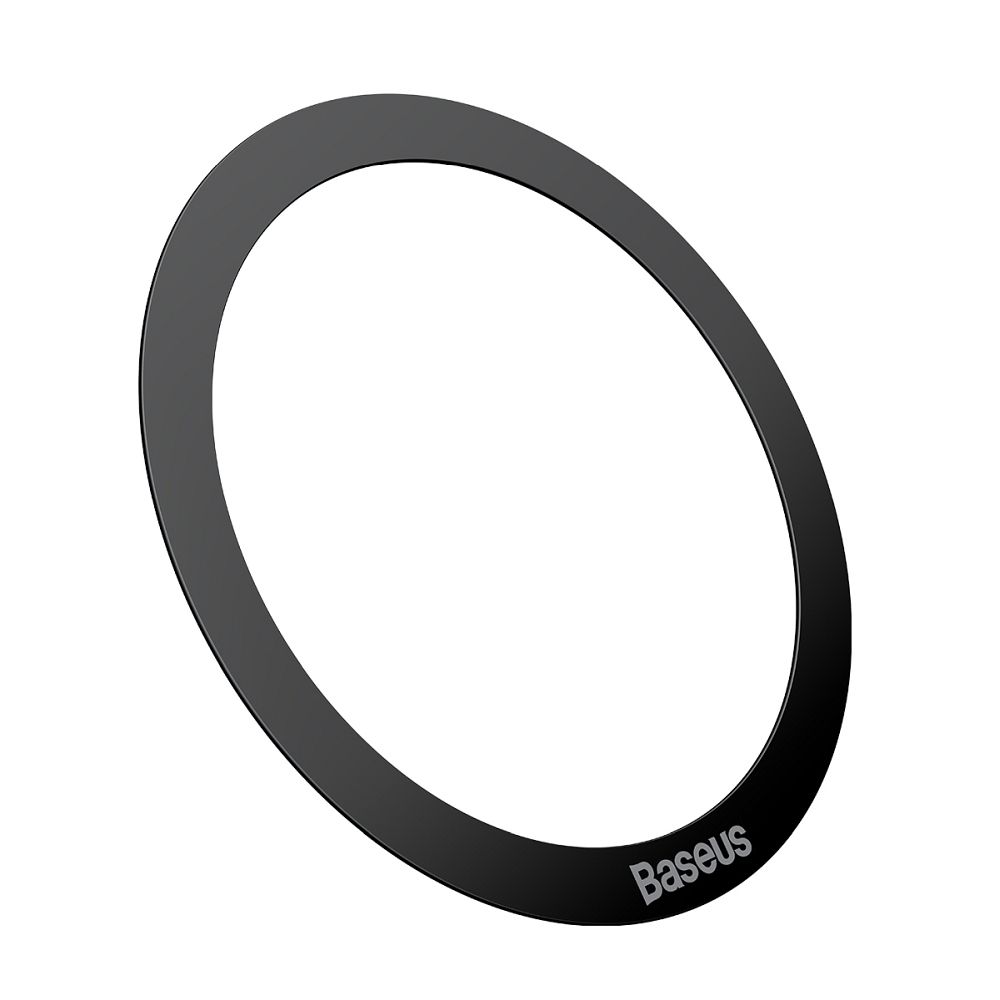 Inel magnetic, Baseus Halo pentru telefoane, MagSafe, negru