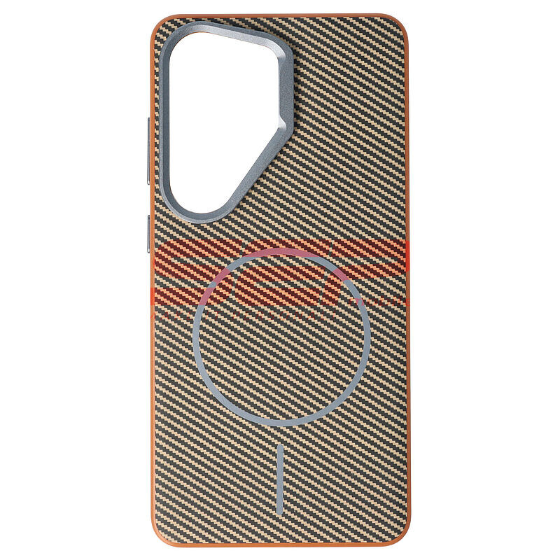 Toc TPU Vegan Leather Carbon Samsung Galaxy S26 Ultra Brown