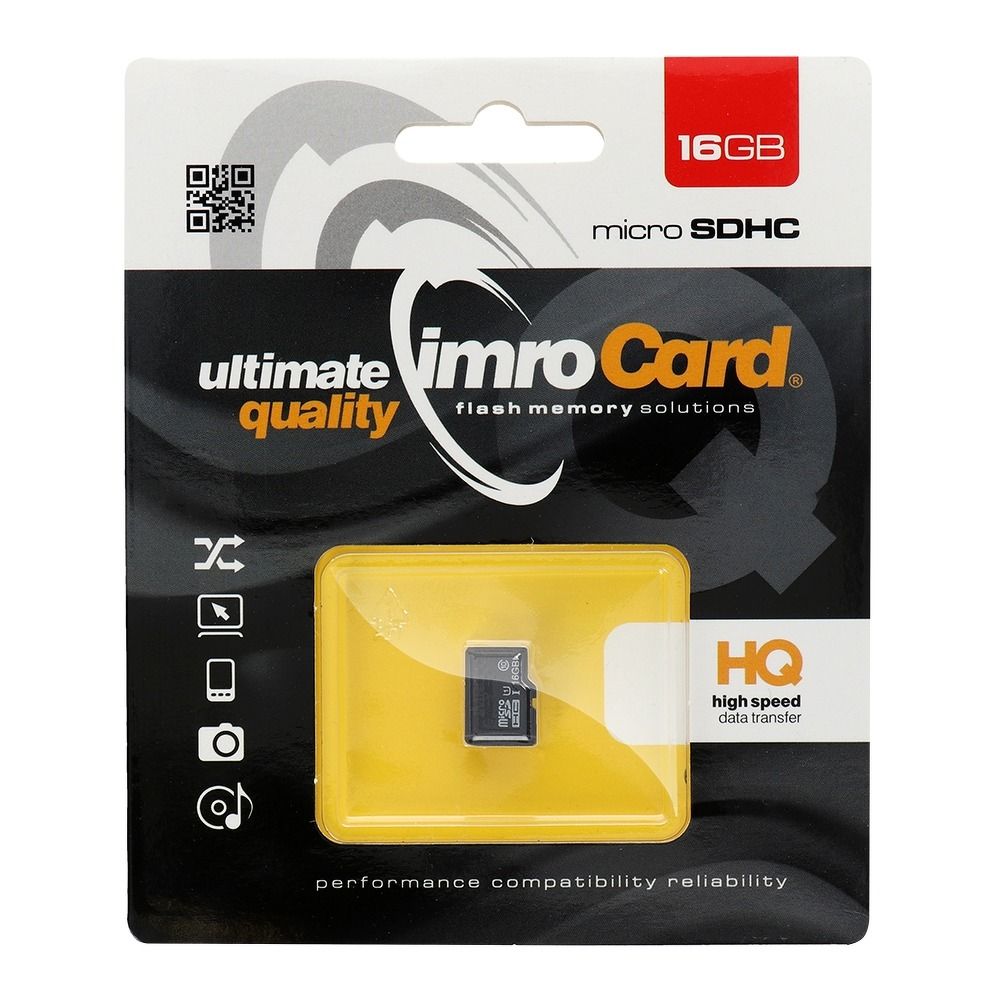 Card de memorie microSD IMRO 16GB 100MB/s clasa 10 UHS I