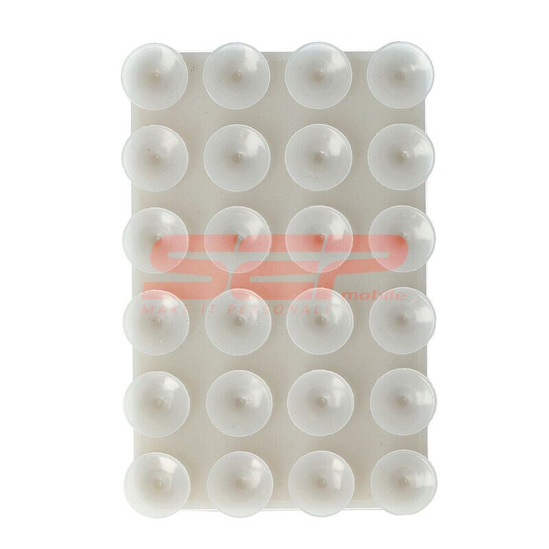 Pad silicon pentru telefon mobil Rectangle Cloud Gray