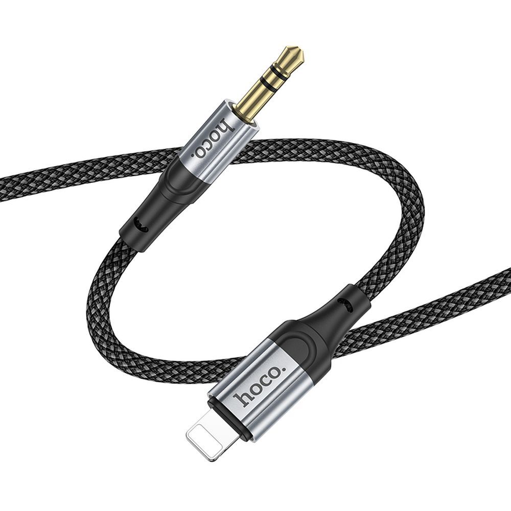 Cablu Lightning la Jack, Hoco UAP26, 1 m, negru