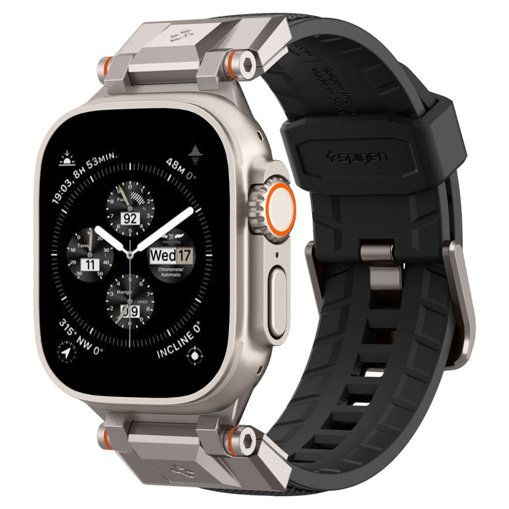 Curea Spigen pentru Apple Watch 42mm / 44mm / 45mm / 49mm Ultra, seria 1-9 / SE / Ultra 1/2, negru