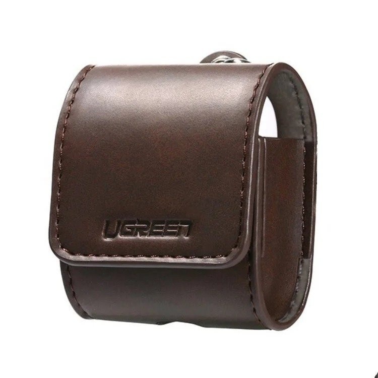 Husă de protecție UGREEN Eco Leather compatibila cu AirPods 1 / AirPods 2 , maro