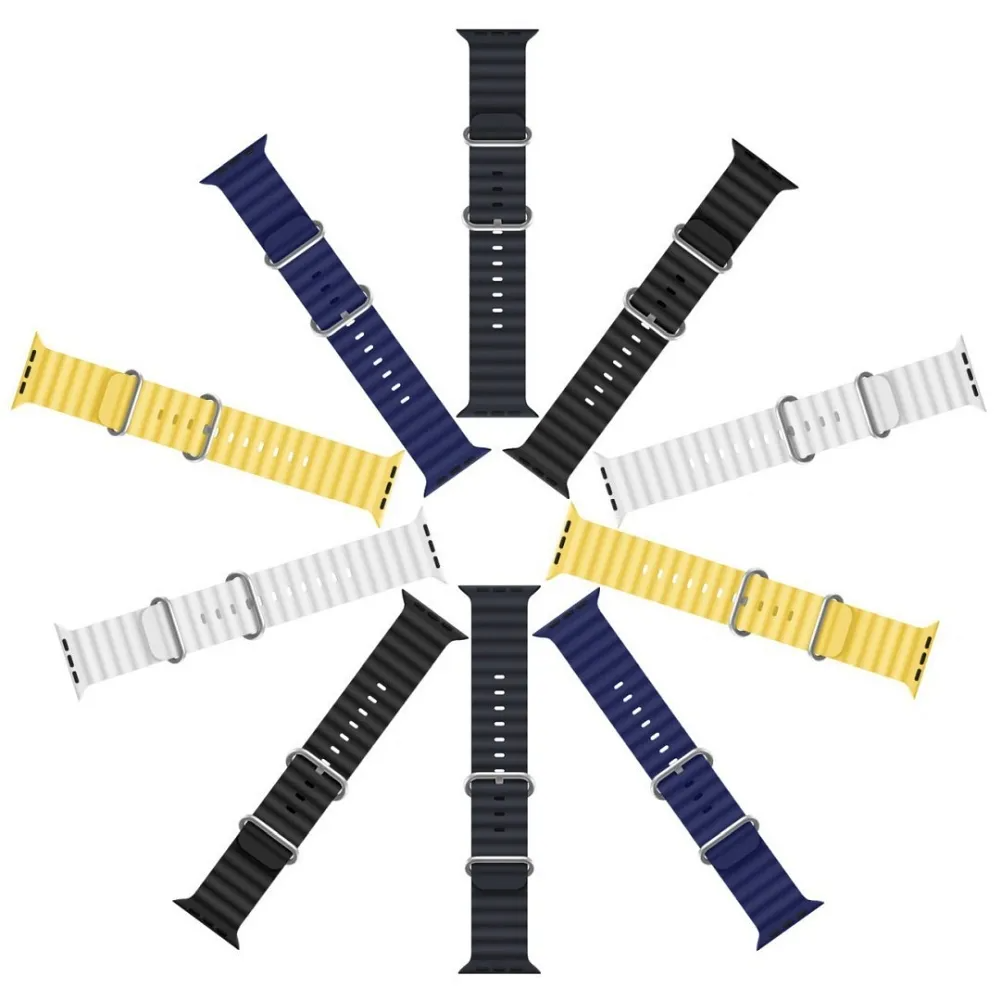 Curea Dux Ducis pentru Apple Watch 42 / 44 / 45 mm, albă