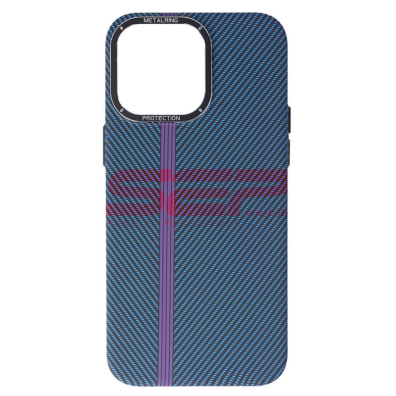 Toc PC MetalRing Carbon Apple iPhone 15 Pro Max Blue