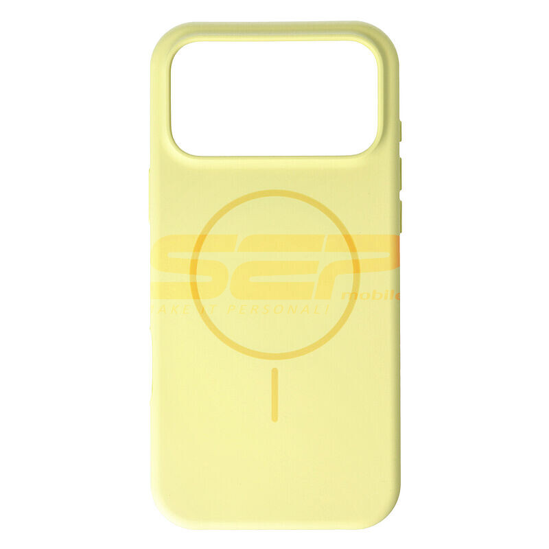 Toc Soft Silicone Magsafe Apple iPhone 17 Pro Max Yellow