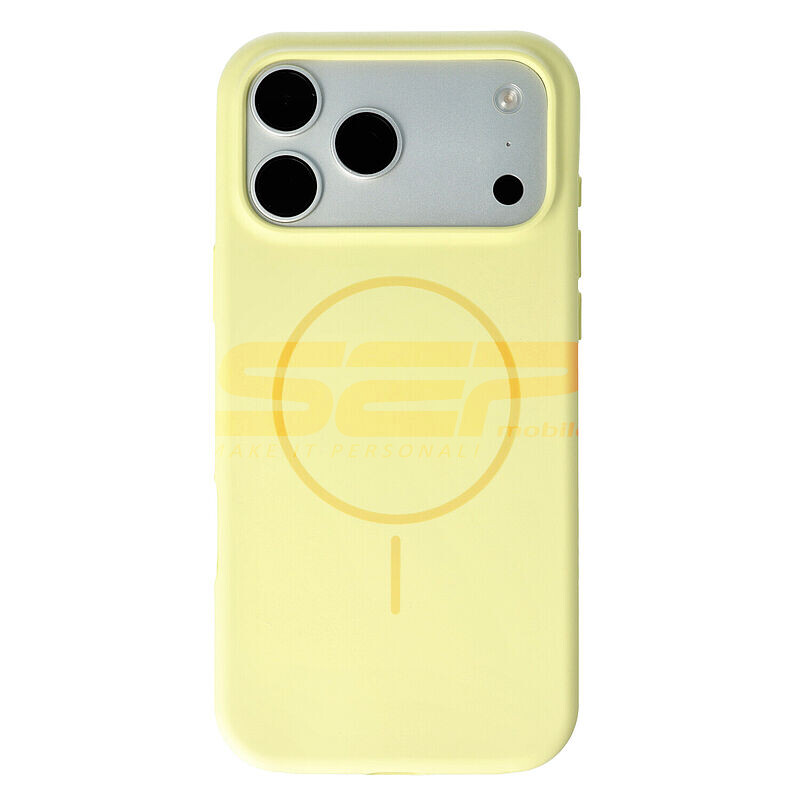 Toc Soft Silicone Magsafe Apple iPhone 17 Pro Max Yellow