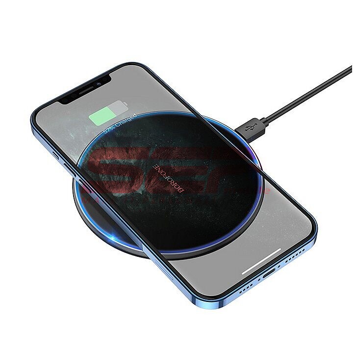 Incarcator retea wireless PAD Ultra Slim 15W Borofone BQ3 Pro