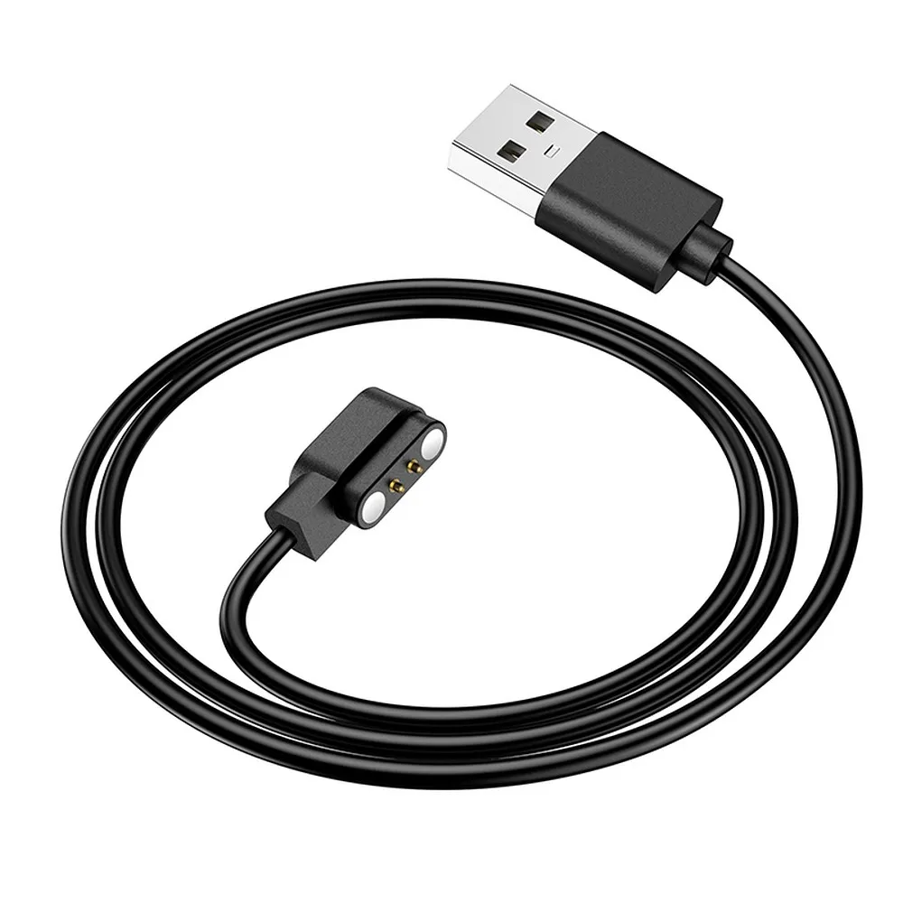 Cablu încărcare USB-A la smartwatch Hoco Y20, 0.6m, negru