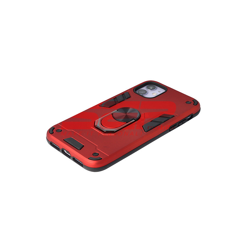 Toc TPU+PC Armor Ring Case Apple iPhone 12 mini Red