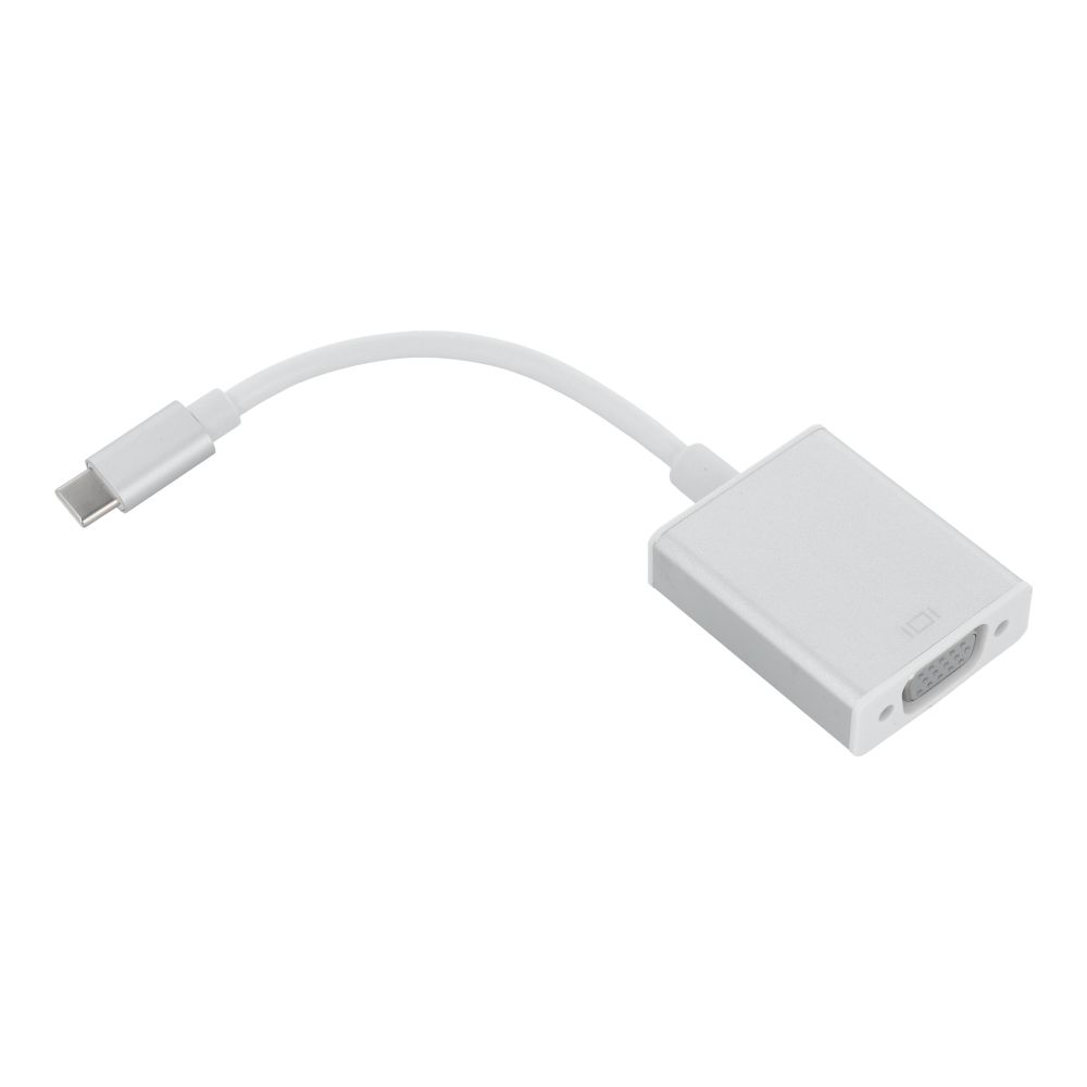 Adaptor VGA la USB-C, alb