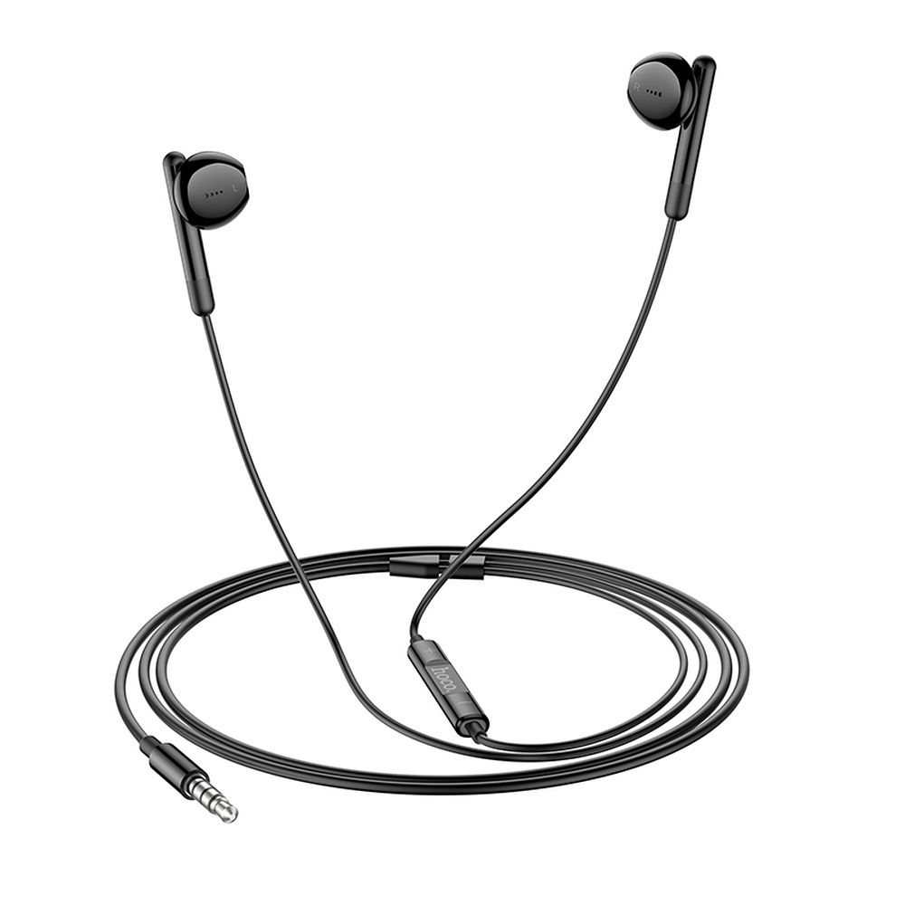 Căști cu fir hoco. Jack 3.5 mm, M93, negre