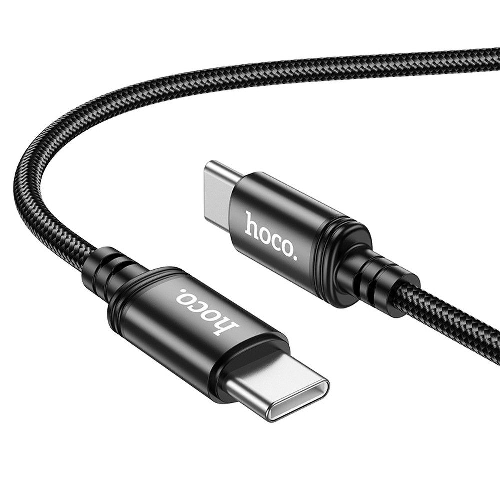 Cablu date și încărcare USB-C la USB-C, PD, 3A, 60W, X91, 3m, negru