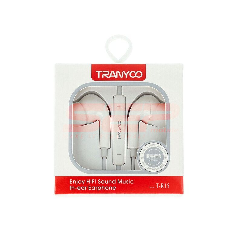 Handsfree audio stereo cu conector jack Tranyoo T-R15