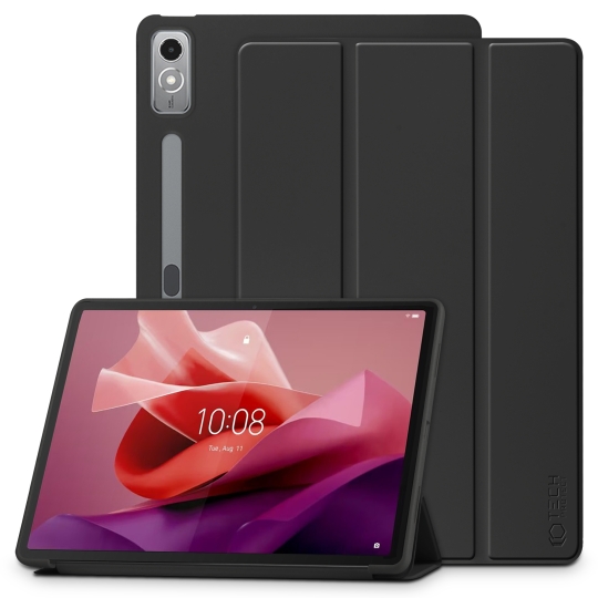 Husă protecție tabletă Tech-Protect pentru Lenovo TAB P12 12.7” TB-370, neagră