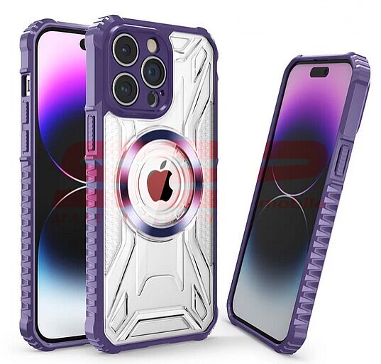 Toc TPU+PC Geometric Samsung Galaxy A07 4G Purple